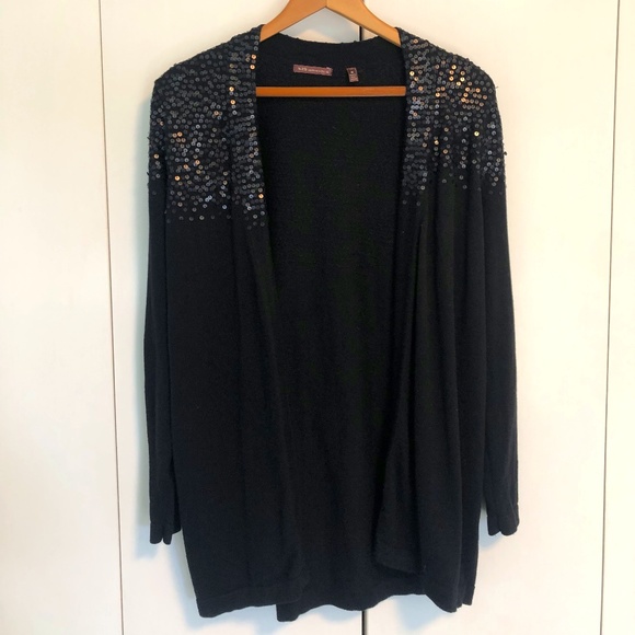 SOLD! 525 america sequin cardigan - Picture 1 of 7